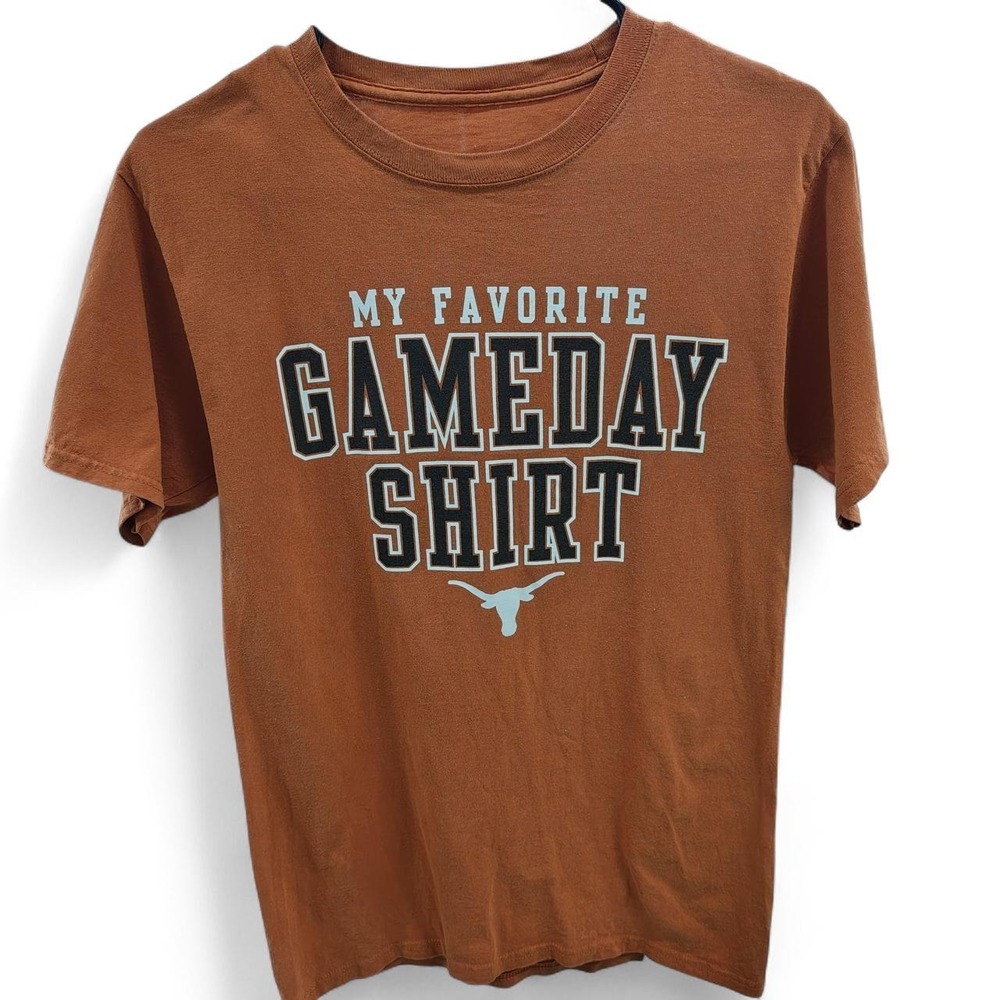 Texas Longhorns Burnt Orange Gameday Shirt Mens Graphic Tee UT Austin